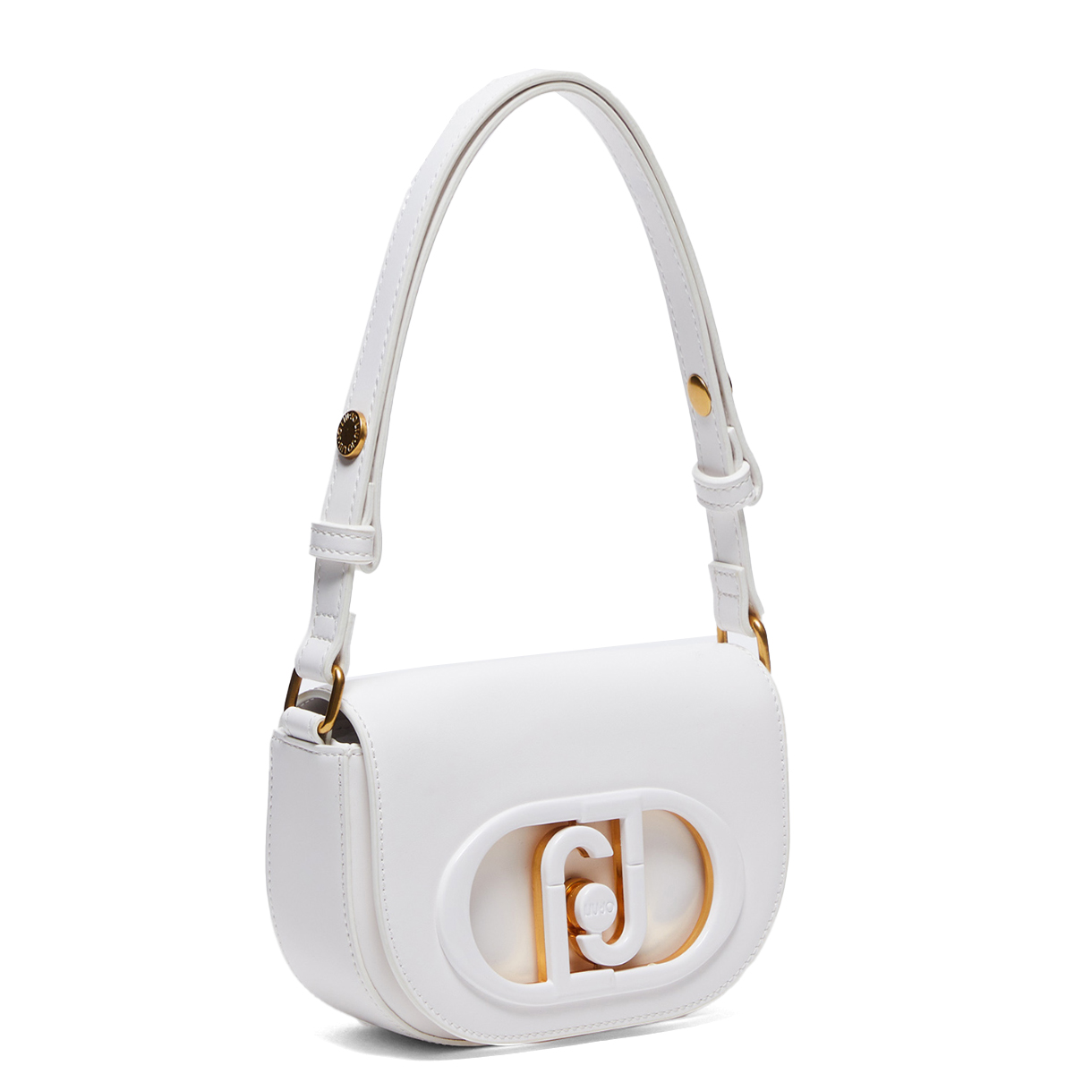 Liu Jo Borsa a spalla Medium con logo Off White - 2 Liu Jo Borsa a spalla Medium con logo Off White - 2
