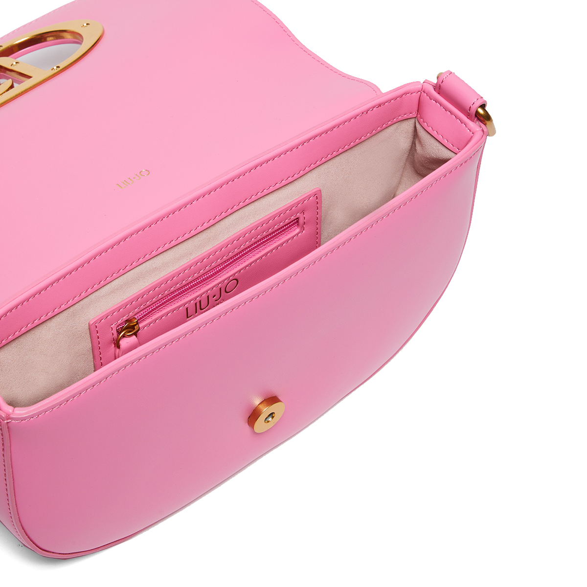 Liu Jo Borsa a spalla Medium con logo Lady Pink - 5 Liu Jo Borsa a spalla Medium con logo Lady Pink - 5