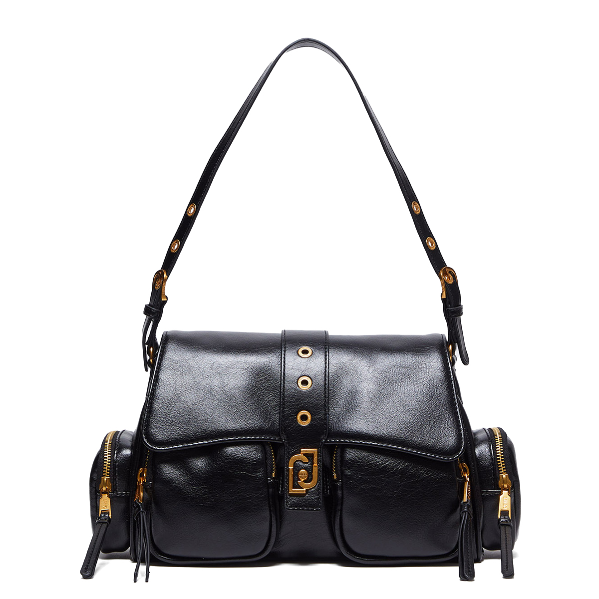 Liu Jo Borsa a spalla con logo Nero - 1 Liu Jo Borsa a spalla con logo Nero - 1
