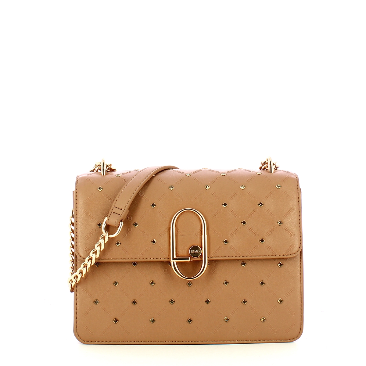 Liu Jo Borsa a tracolla con strass Nuez - 1 Liu Jo Borsa a tracolla con strass Nuez - 1