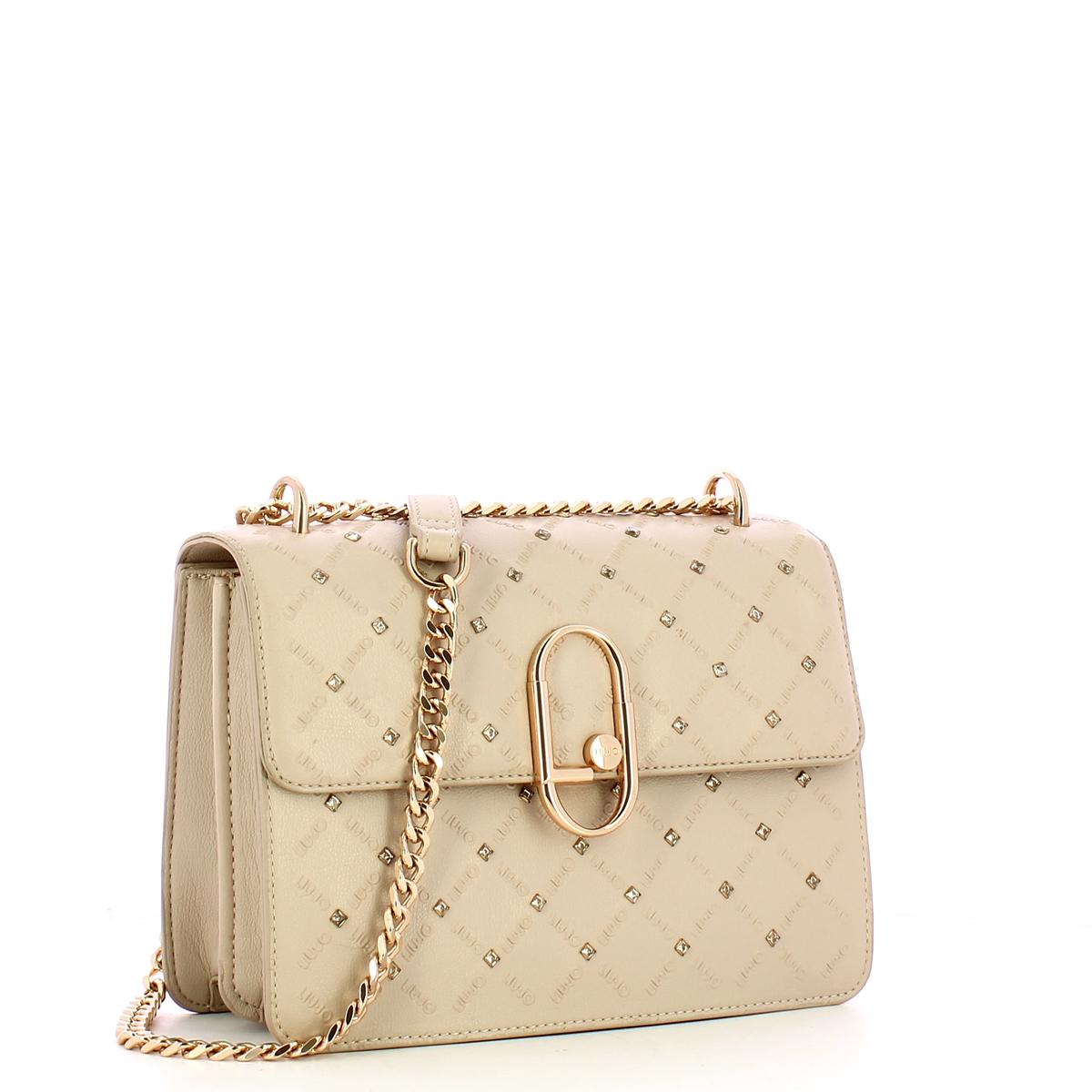 Liu Jo Borsa a tracolla con strass Coffee Milk - 2 Liu Jo Borsa a tracolla con strass Coffee Milk - 2