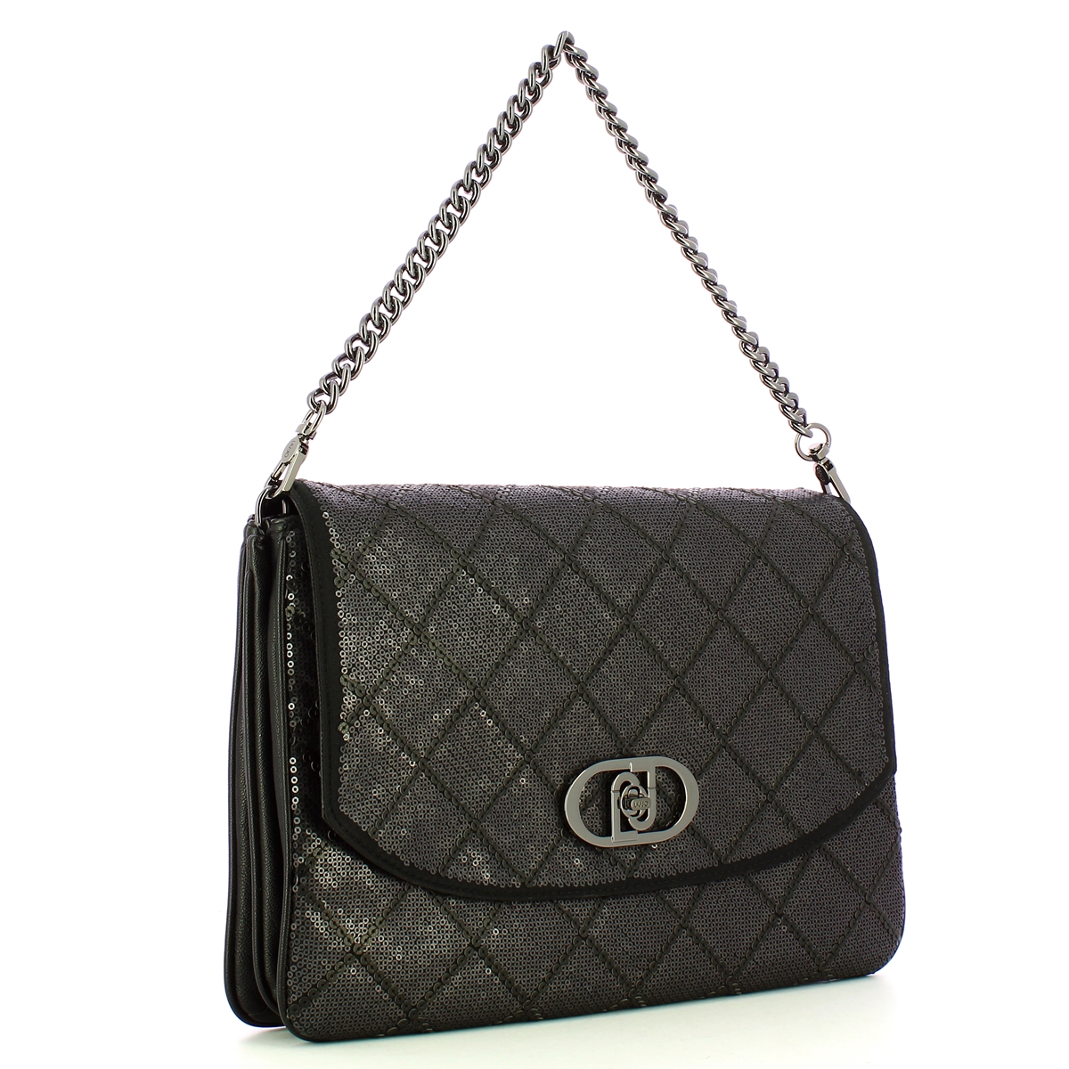Liu Jo Borsa a mano piatta con paillettes Black - 2 Liu Jo Borsa a mano piatta con paillettes Black - 2