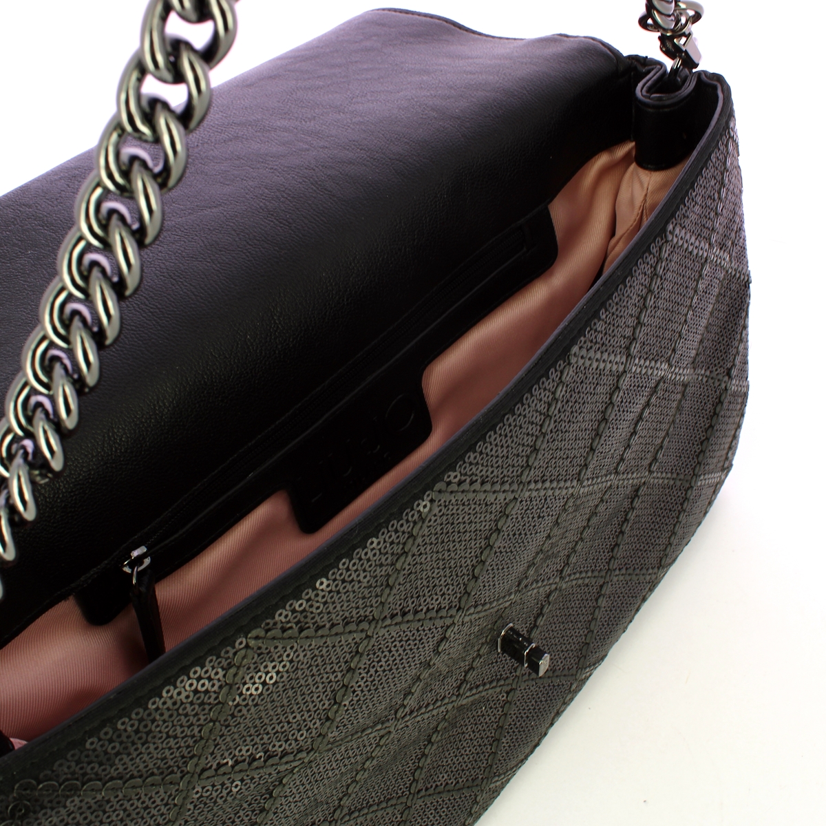 Liu Jo Borsa a mano piatta con paillettes Black - 5 Liu Jo Borsa a mano piatta con paillettes Black - 5