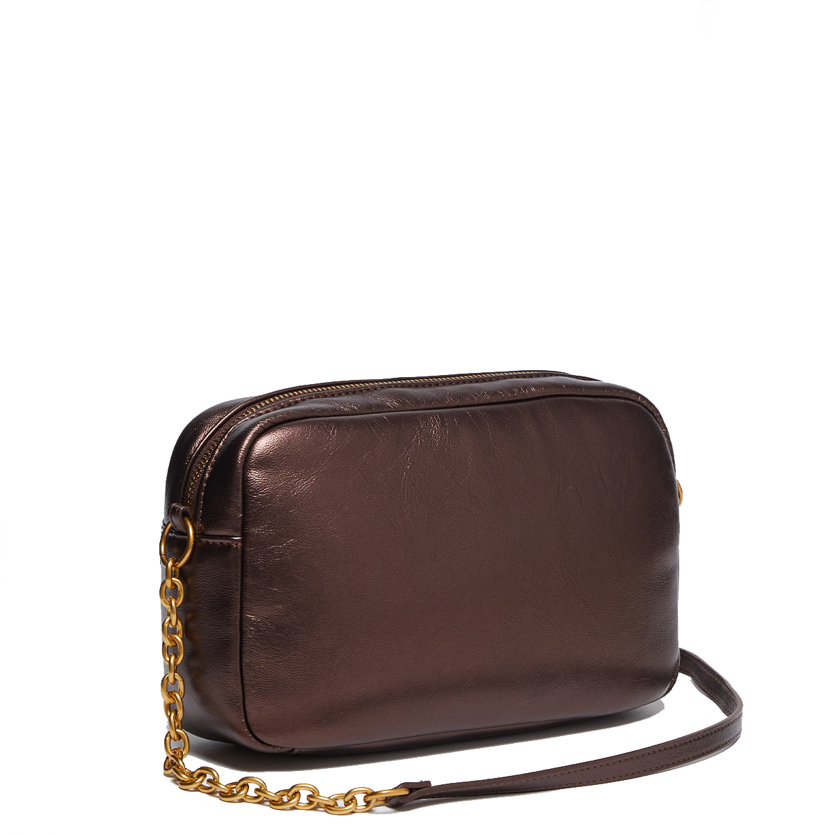Liu Jo Tracolla Glossy con strass Brown Stone Met. - 4 Liu Jo Tracolla Glossy con strass Brown Stone Met. - 4