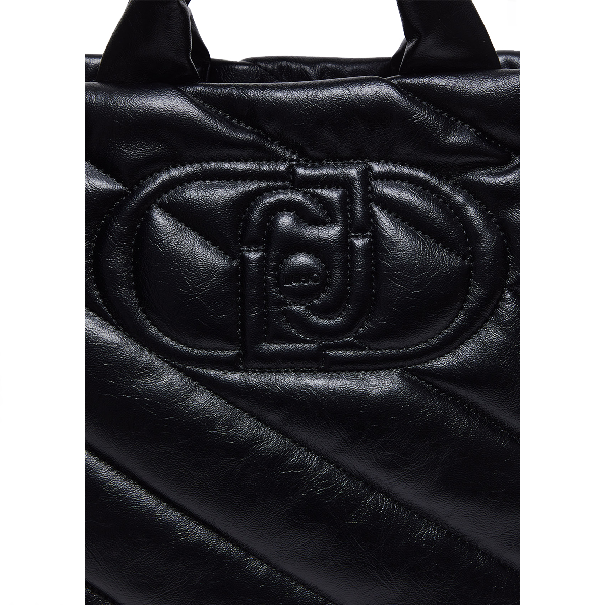 Liu Jo Shopping Bag Glossy Matelassé Black - 4 Liu Jo Shopping Bag Glossy Matelassé Black - 4