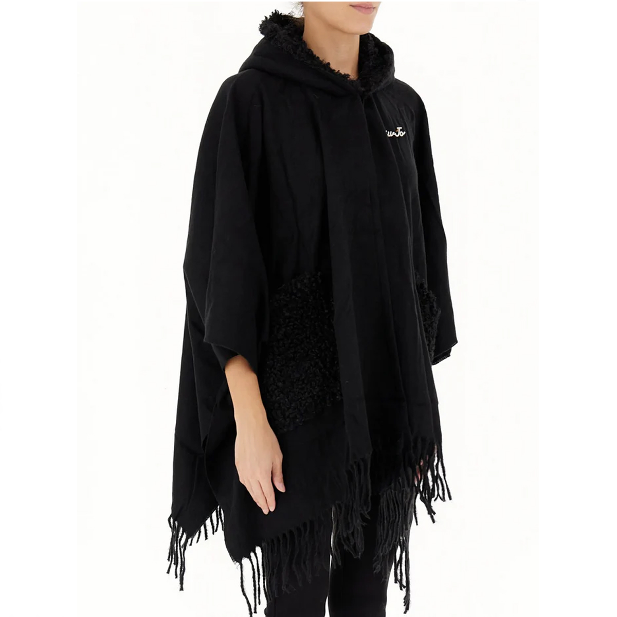 Liu Jo Cloack Poncho Black - 2 Liu Jo Cloack Poncho Black - 2