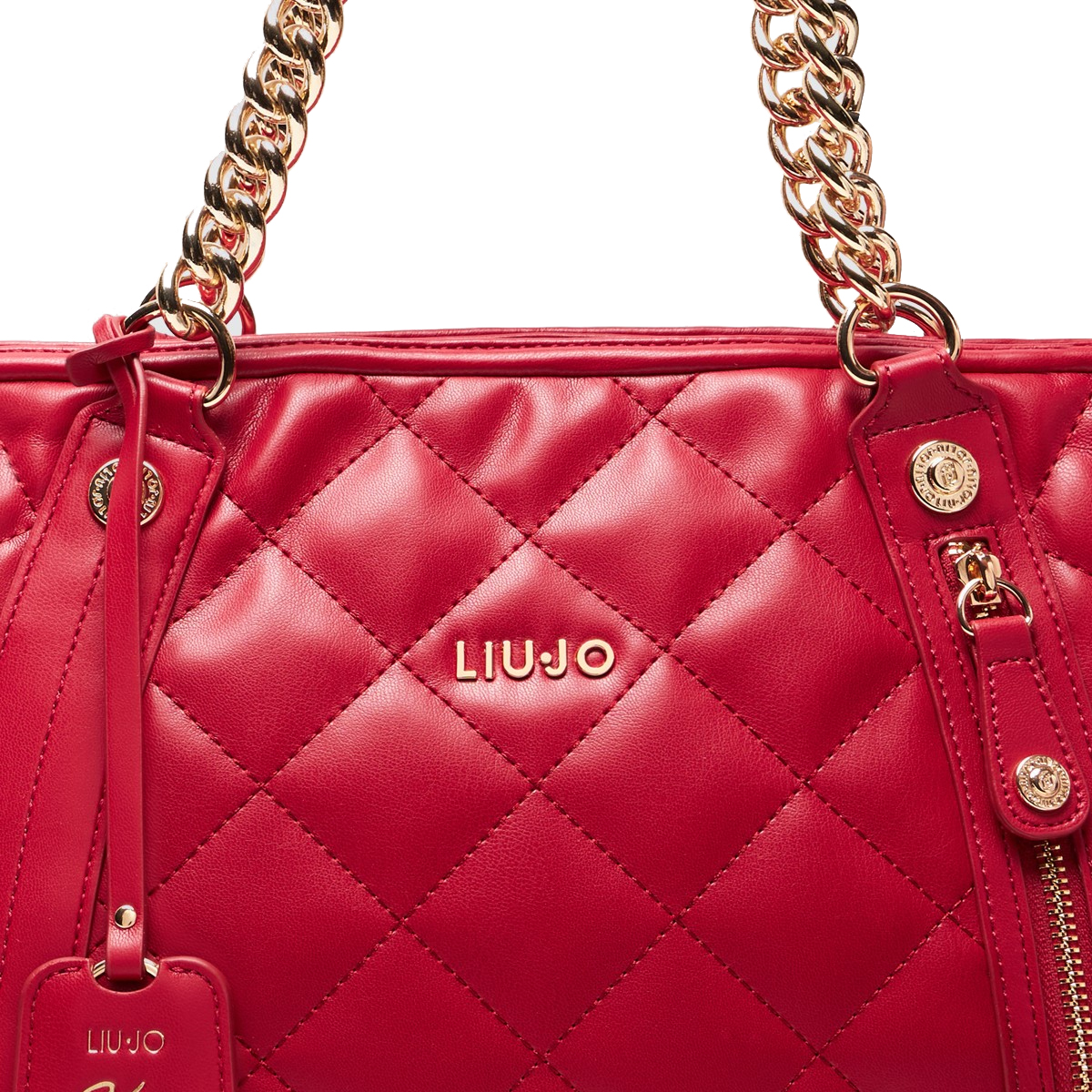 Liu Jo Borsa a mano trapuntata Rosso Pompeiano - 4