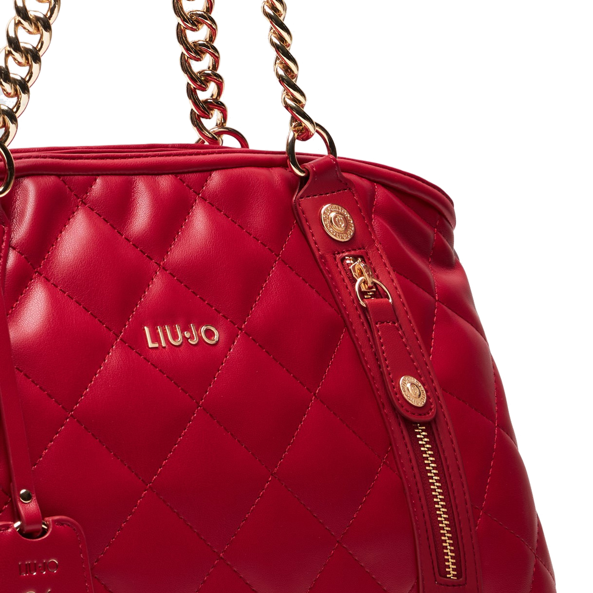 Liu Jo Borsa a mano trapuntata Rosso Pompeiano - 5