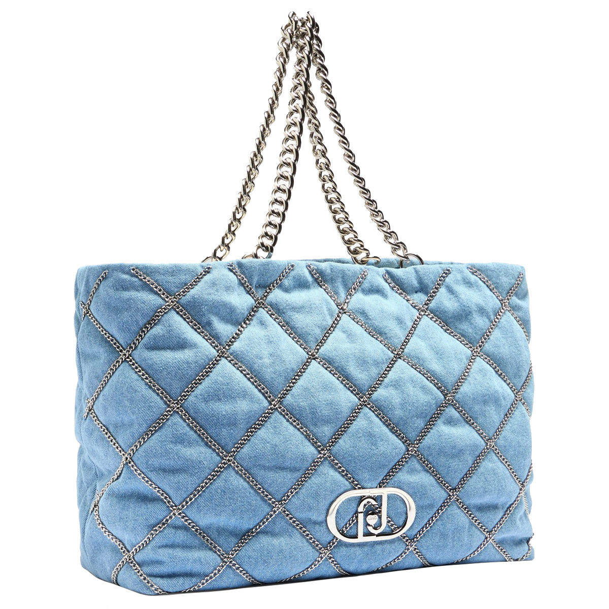 Liu Jo Borsa a spalla con catena Light Denim - 3 Liu Jo Borsa a spalla con catena Light Denim - 3