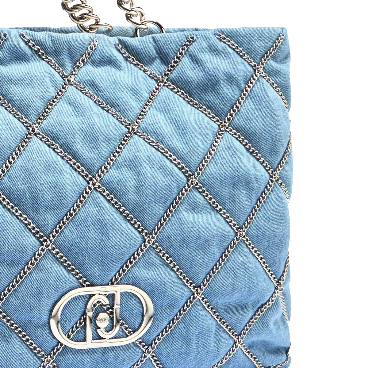 Liu Jo Borsa a spalla con catena Light Denim - 5 Liu Jo Borsa a spalla con catena Light Denim - 5