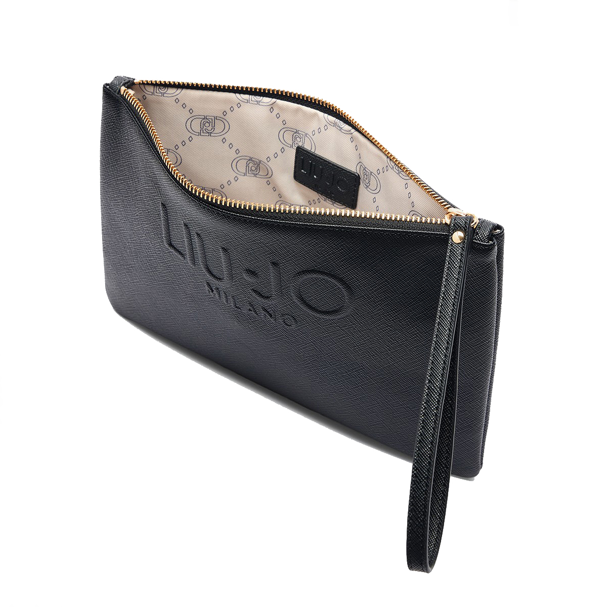 Liu Jo Pochette piatta con logo Black - 5
