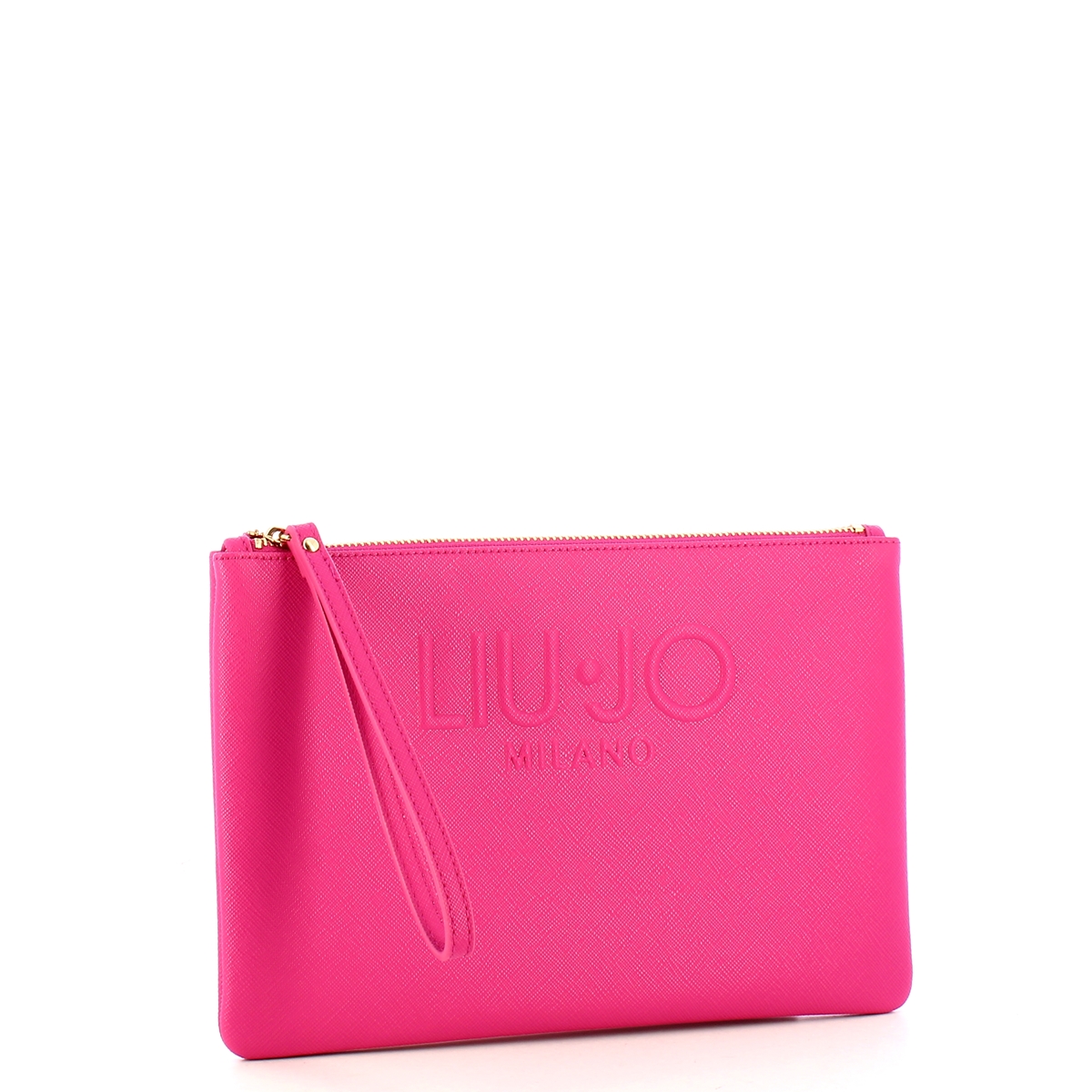 Liu Jo Pochette piatta con logo Dark Pink - 2