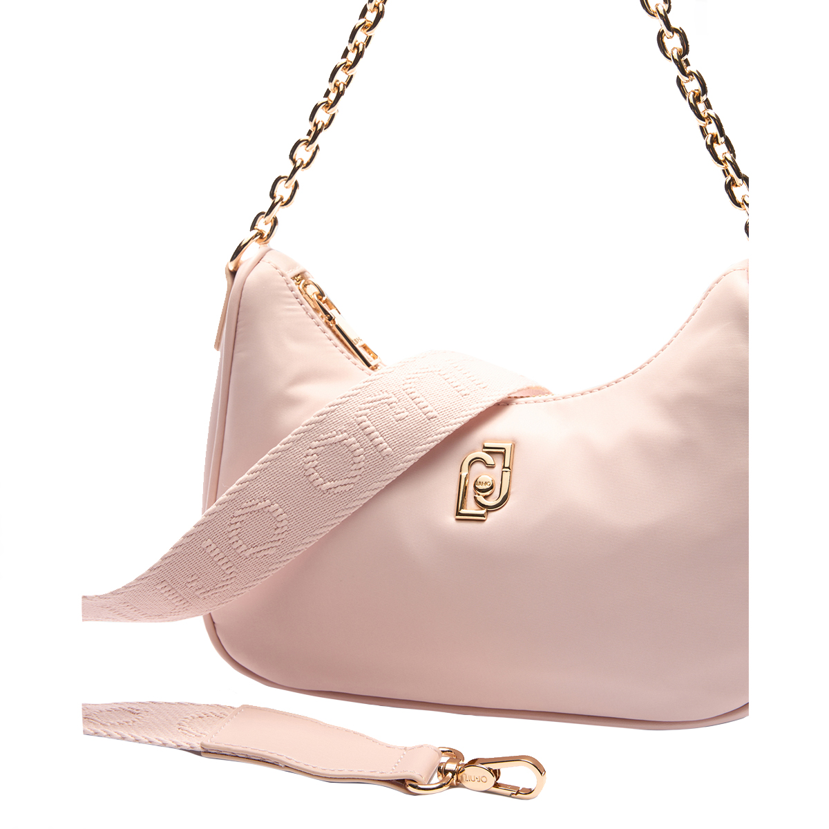 Liu Jo Sottospalla in Nylon con Logo Cipria - 5