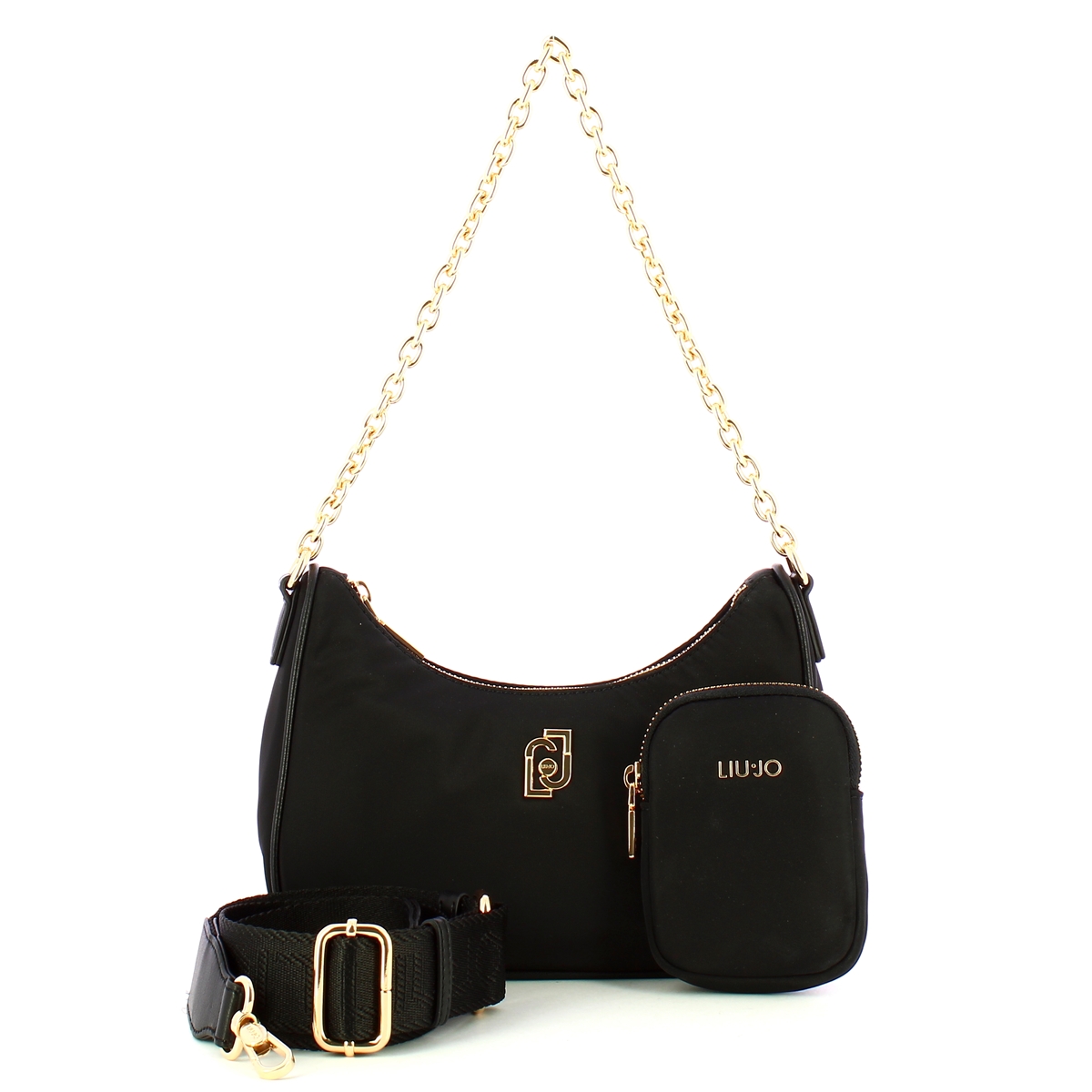 Liu Jo Sottospalla in Nylon con Logo Black - 4