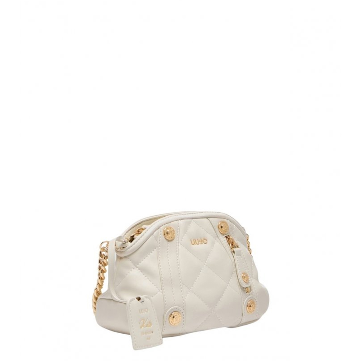 Liu Jo Matelassé Crossbody Bag Cream - 2