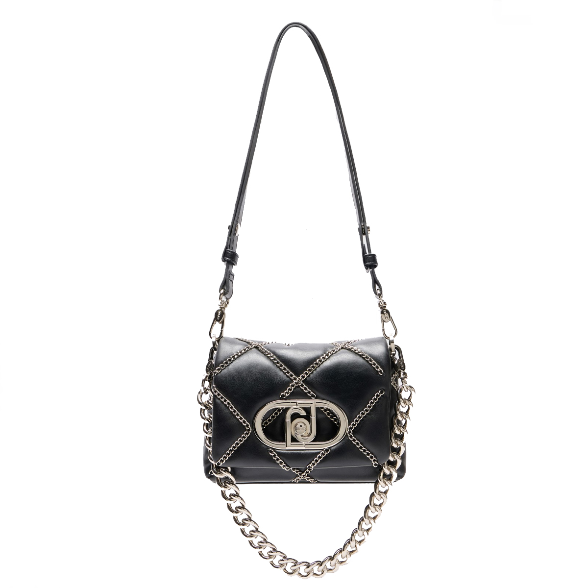Liu Jo Sottospalla LaPuffy con catene Black - 1 Liu Jo Sottospalla LaPuffy con catene Black - 1