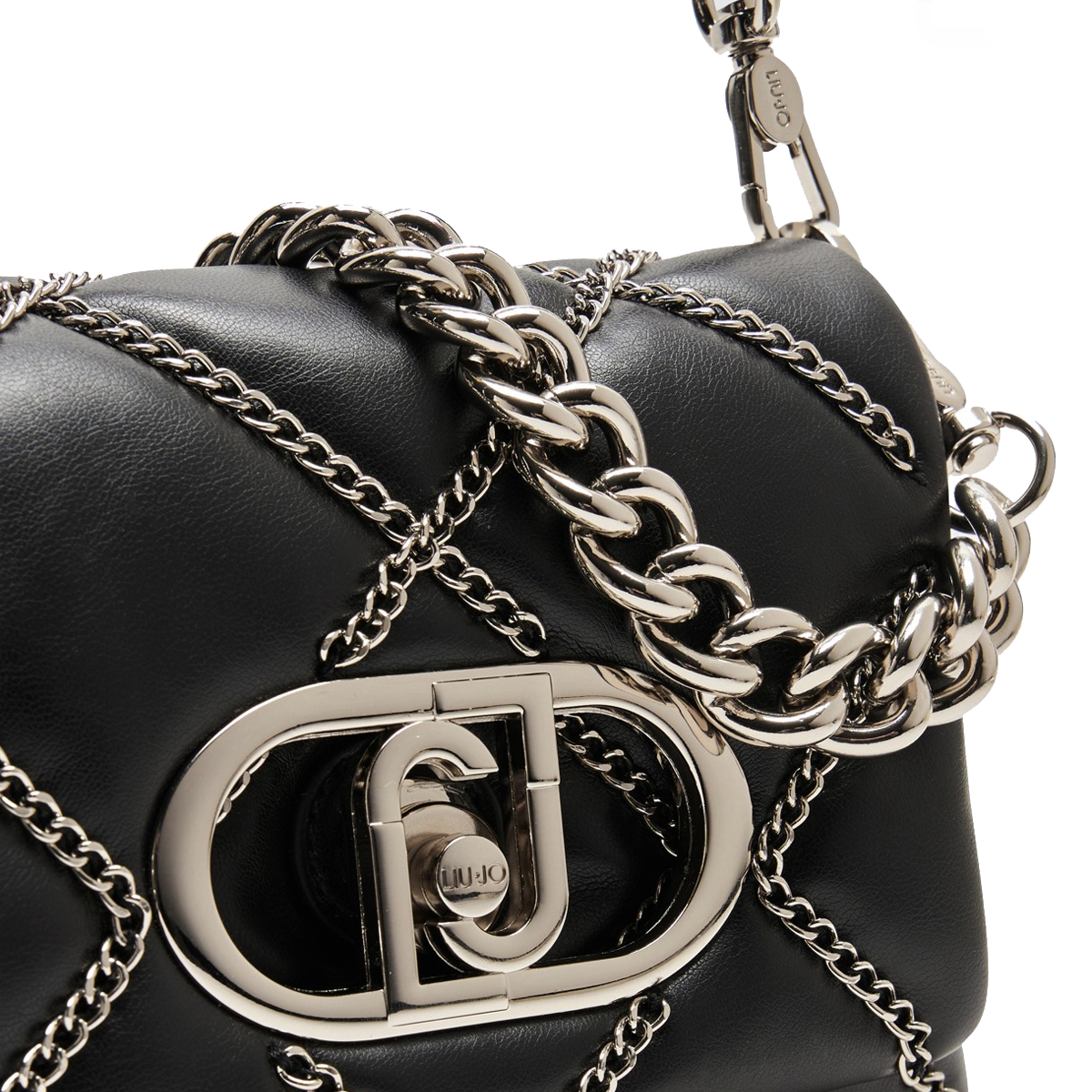 Liu Jo Sottospalla LaPuffy con catene Black - 4 Liu Jo Sottospalla LaPuffy con catene Black - 4