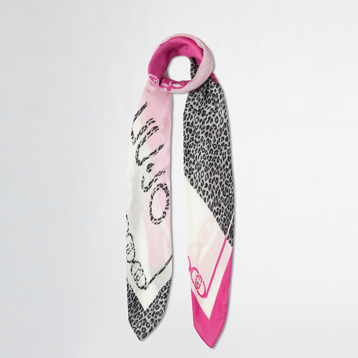 Liu Jo Foulard animalier Pink Berry - 1