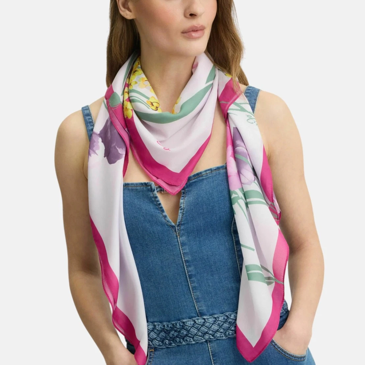 Liu Jo Floral Foulard Pink Berry - 2