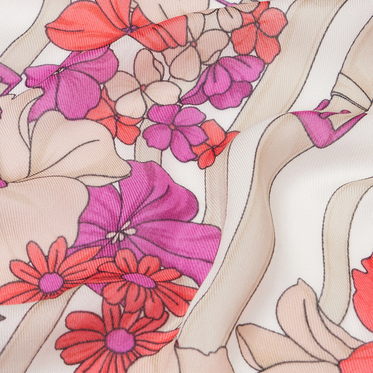 Liu Jo Foulard con stampa floreale Glam Juice - 5
