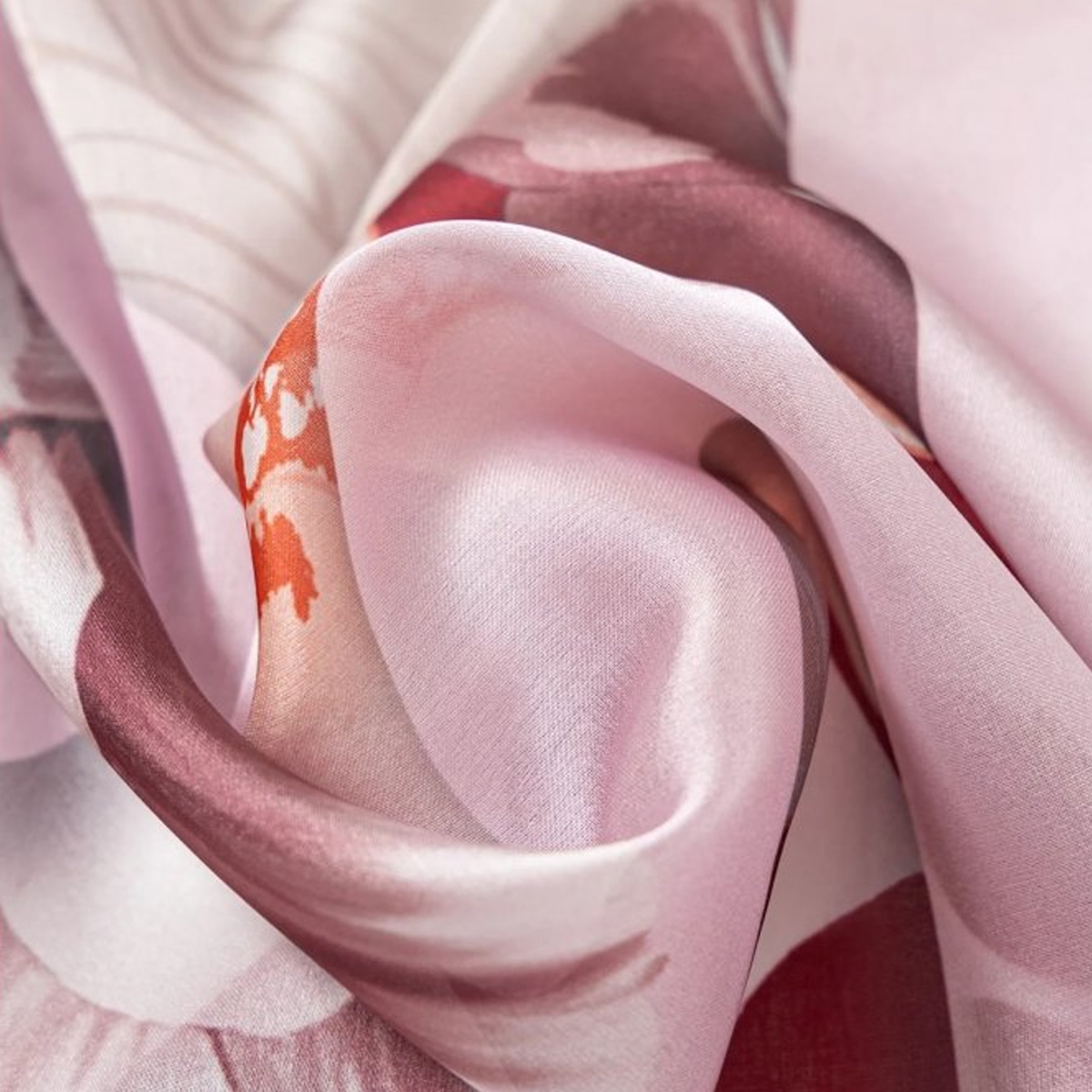 Liu Jo Foulard Cloudy Coral with logo - 3 Liu Jo Foulard Cloudy Coral with logo - 3