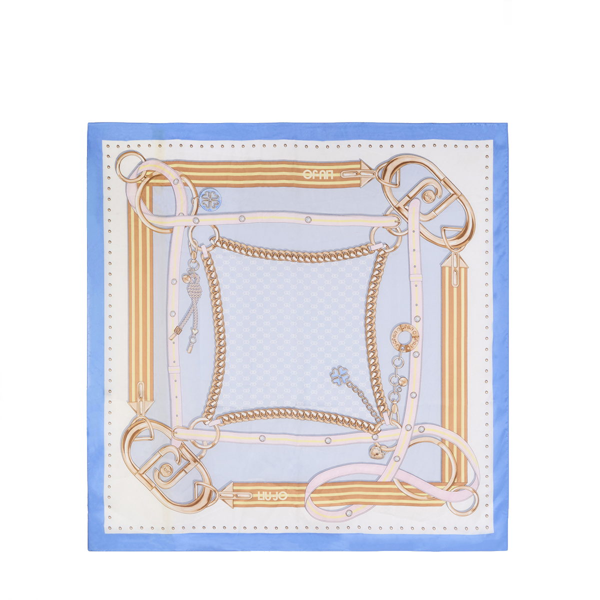 Liu Jo Foulard a righe Blu Bonnet - 3