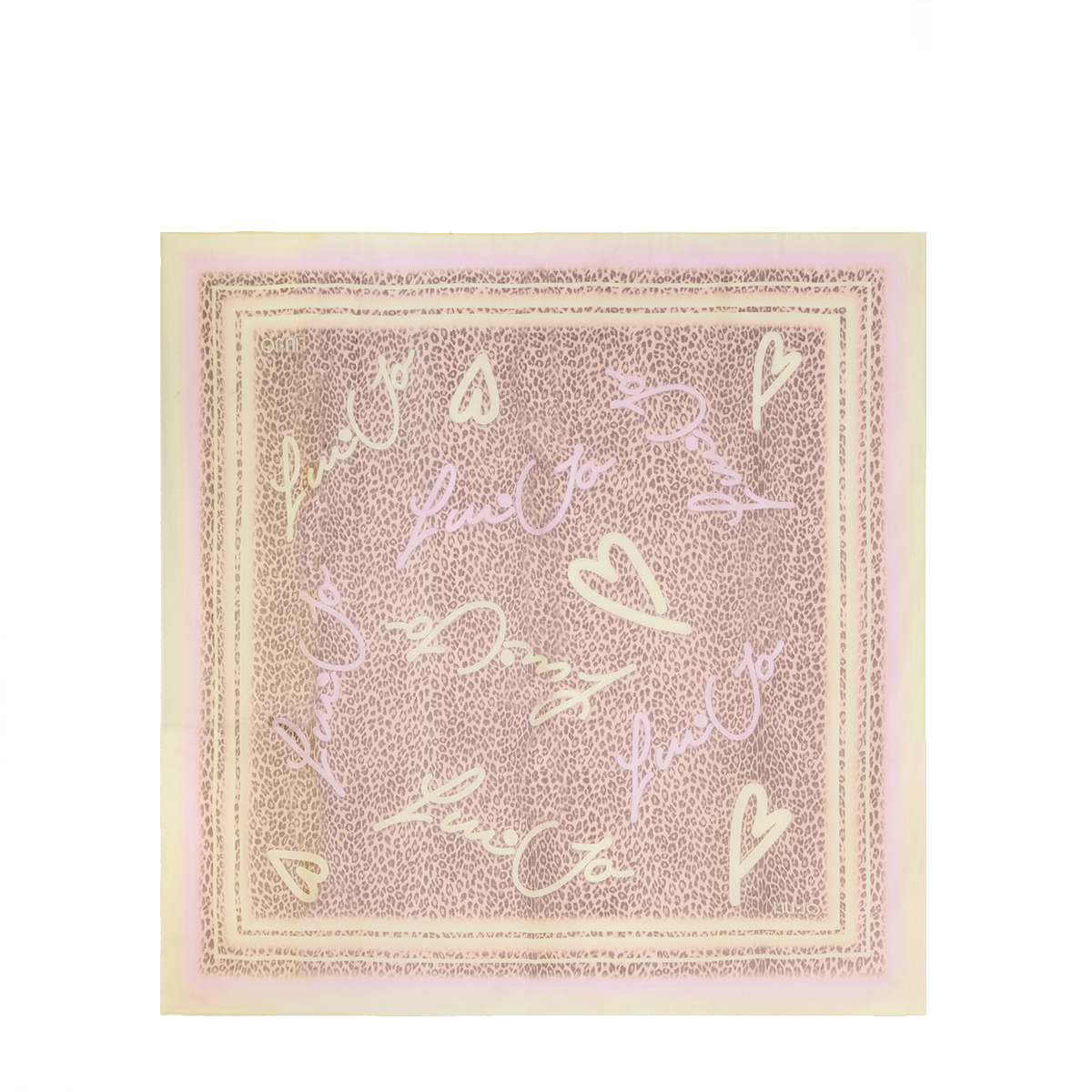 Liu Jo Foulard con stampa animalier Pale Yellow - 3