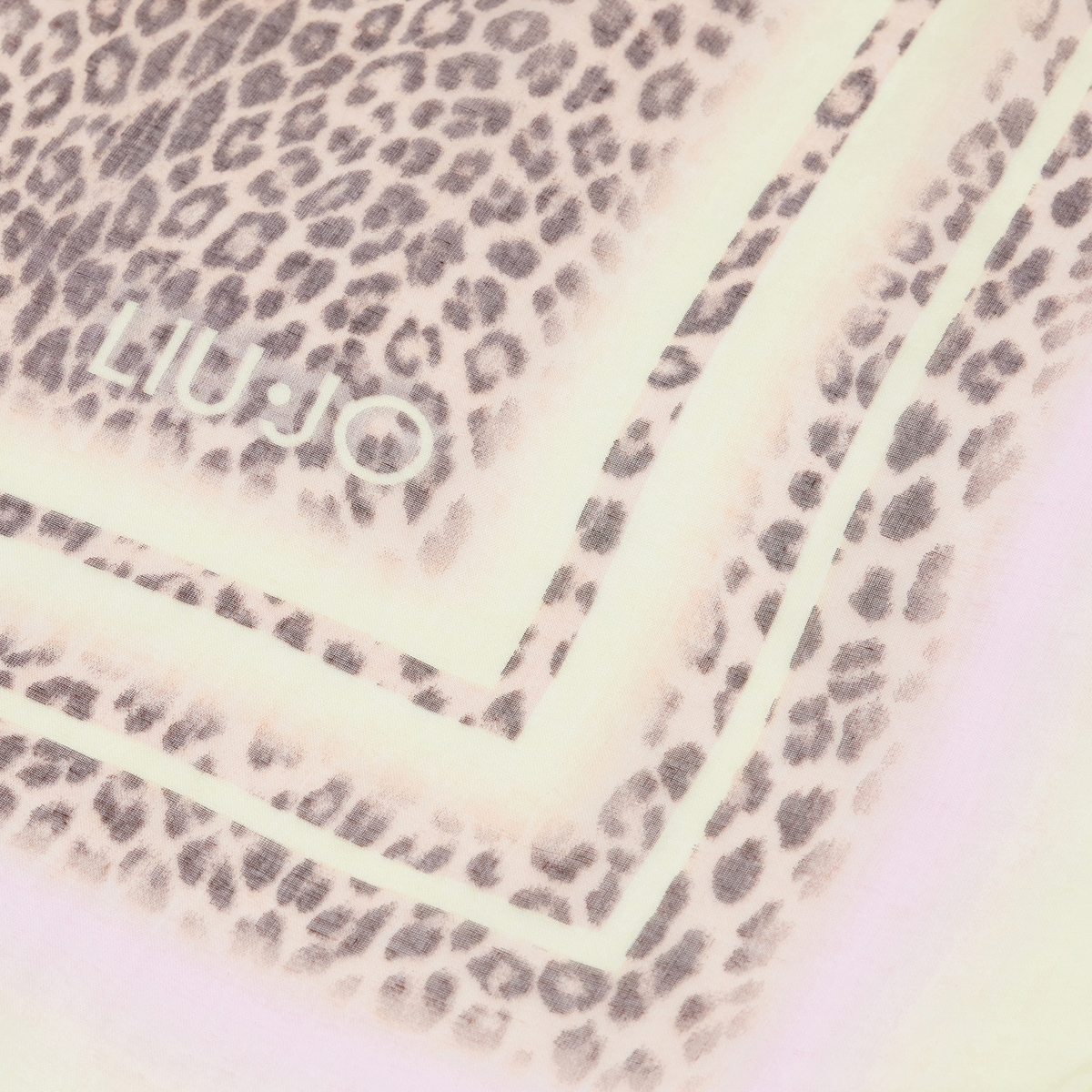 Liu Jo Foulard con stampa animalier Pale Yellow - 4