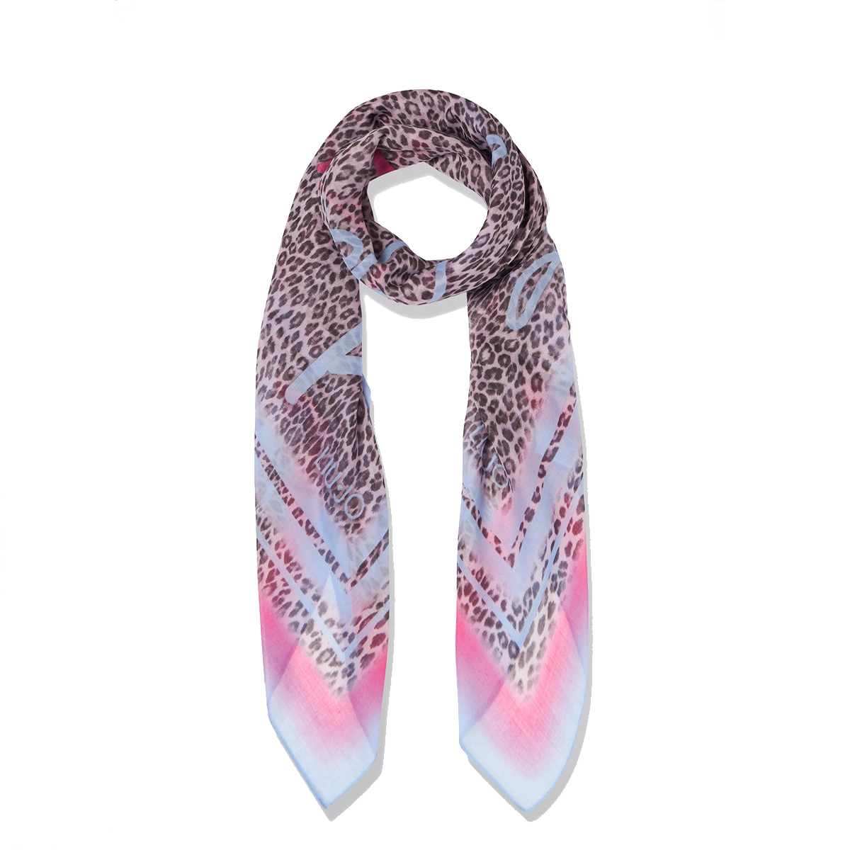 Liu Jo Foulard con stampa animalier Dark Pink - 1