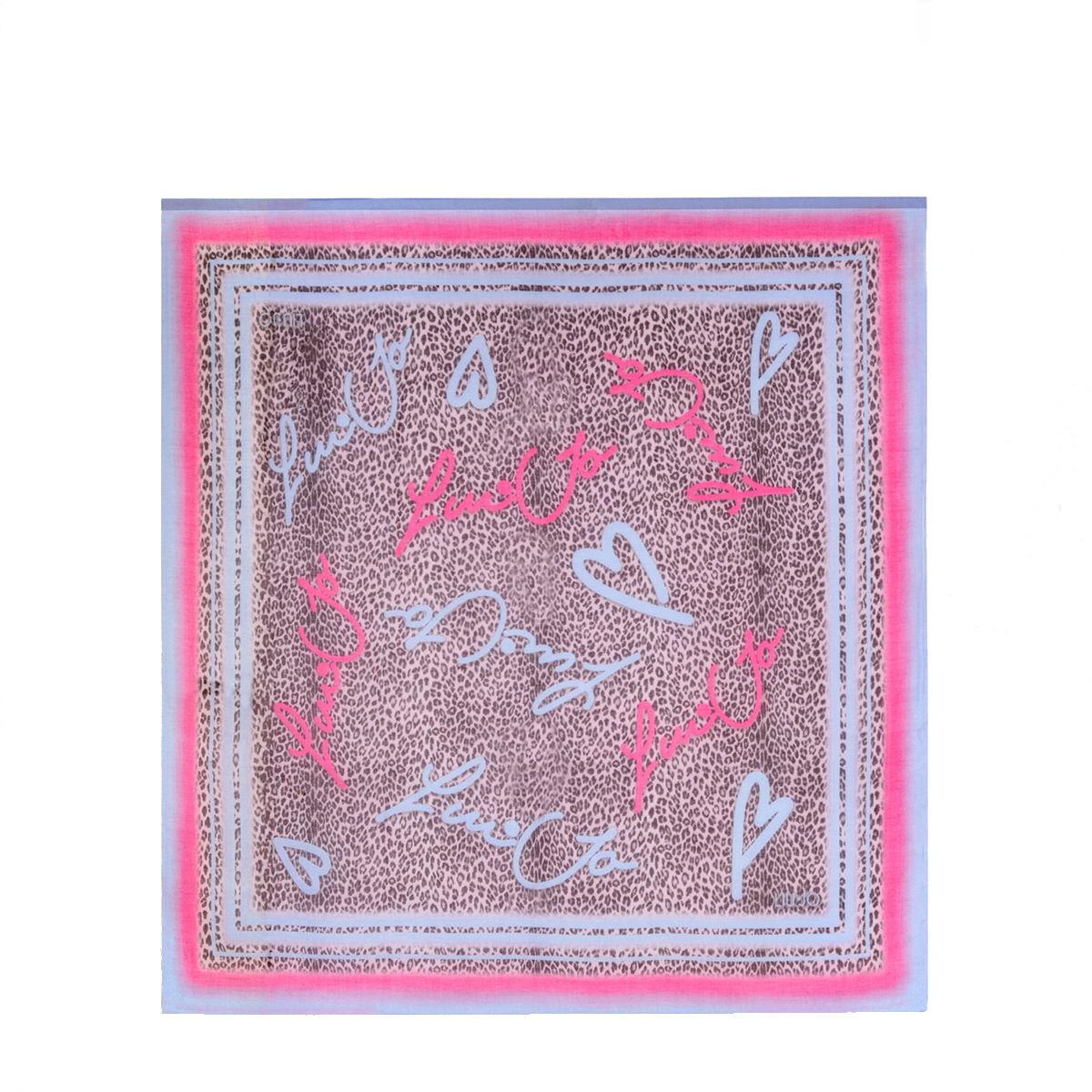Liu Jo Foulard con stampa animalier Dark Pink - 3