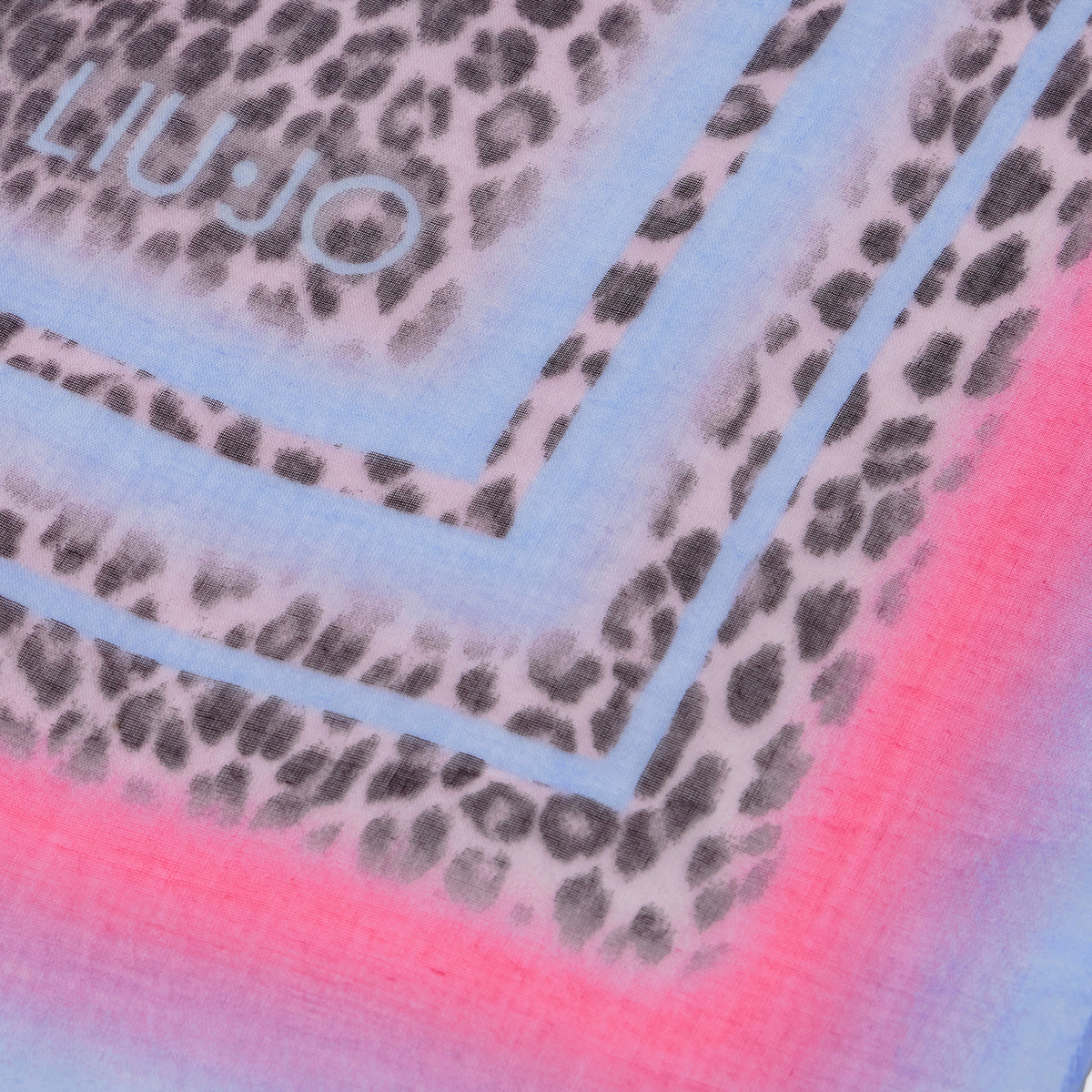 Liu Jo Foulard con stampa animalier Dark Pink - 5