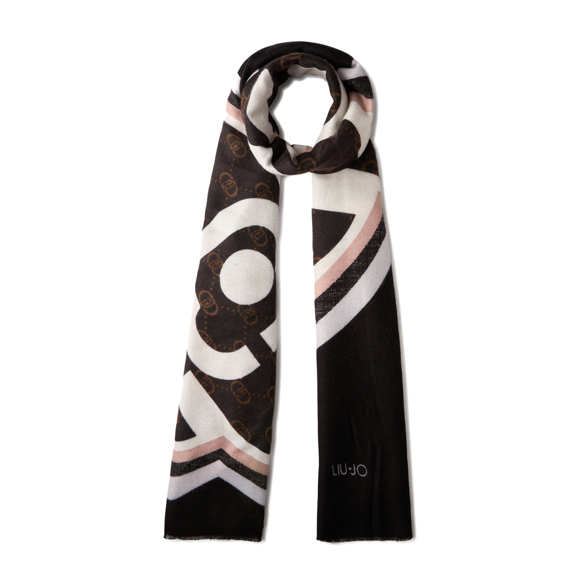 Liu Jo Stola con logo Nero - 2