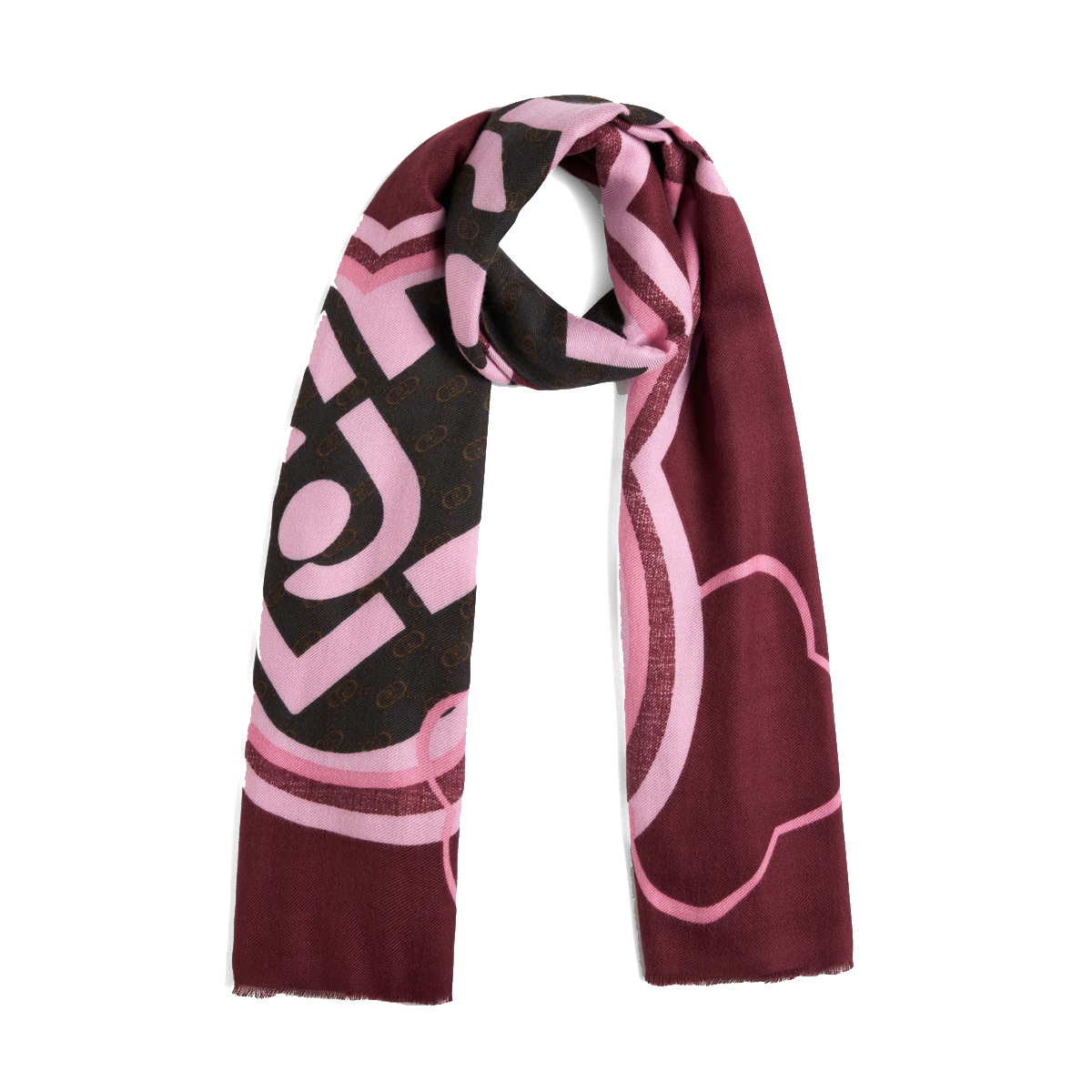 Liu Jo Stola con logo Red Wine - 2