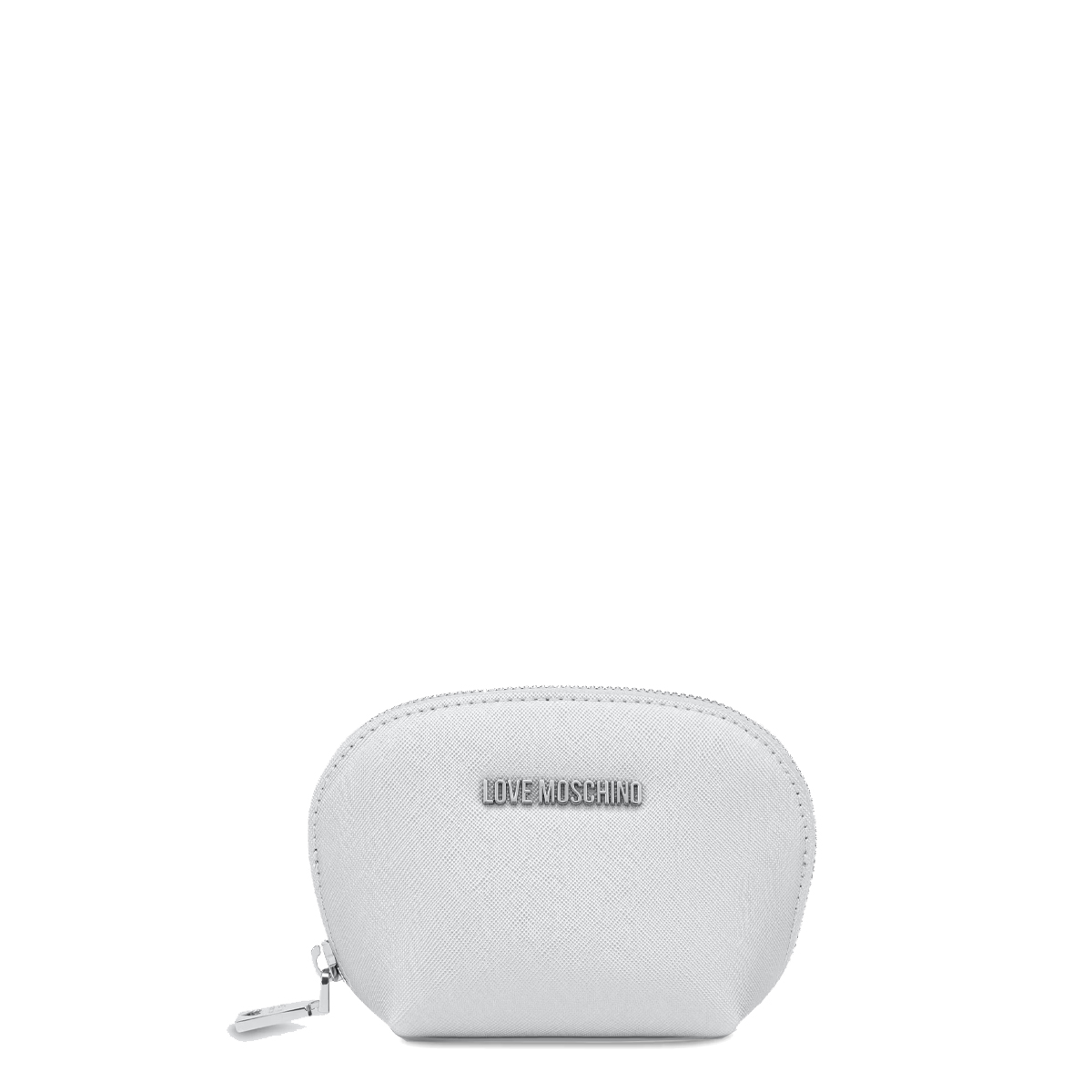 Love Moschino Bustina Piccola Argento Laminato - 1 Love Moschino Bustina Piccola Argento Laminato - 1