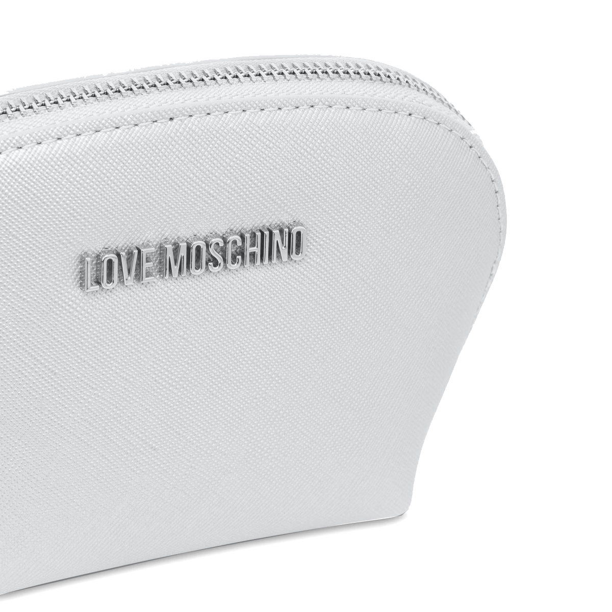 Love Moschino Bustina Piccola Argento Laminato - 3 Love Moschino Bustina Piccola Argento Laminato - 3