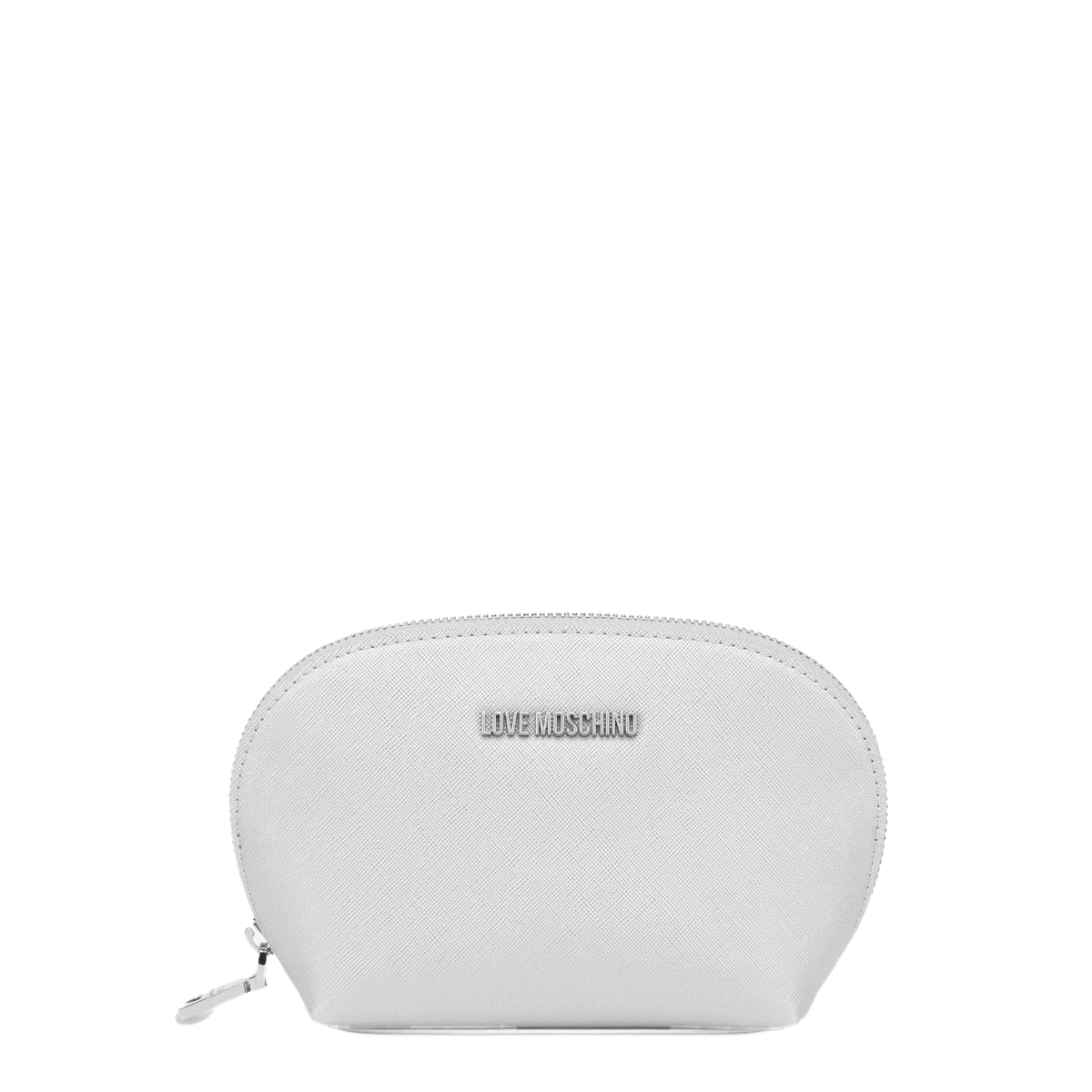 Love Moschino Bustina Media Argento Laminato - 1 Love Moschino Bustina Media Argento Laminato - 1
