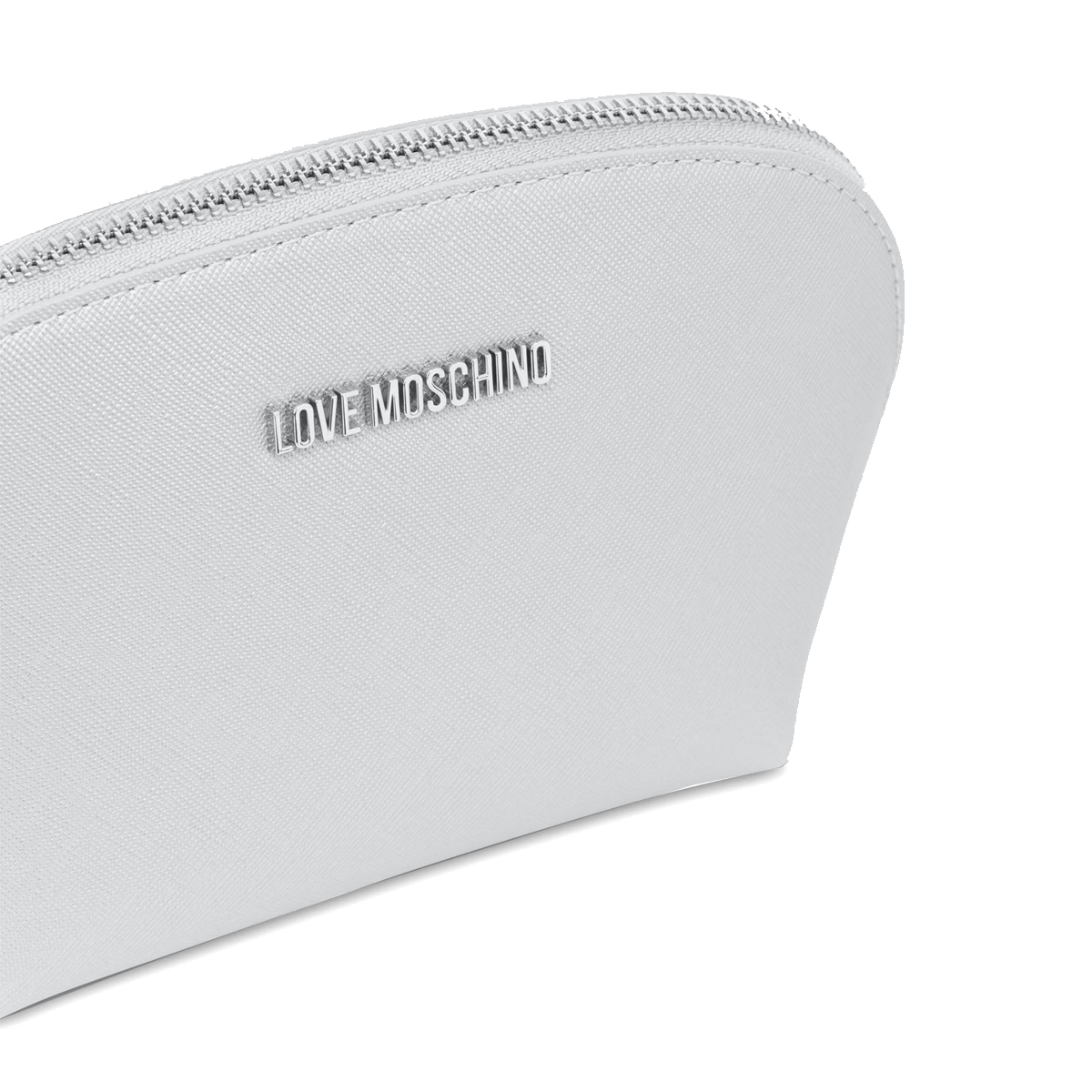 Love Moschino Bustina Media Argento Laminato - 3 Love Moschino Bustina Media Argento Laminato - 3