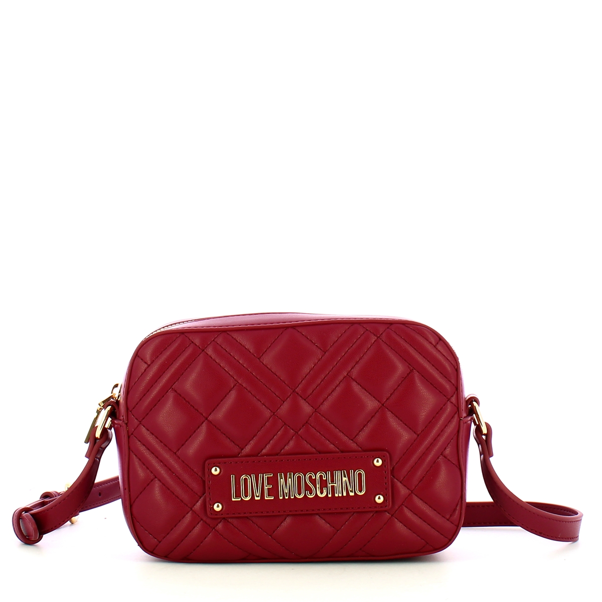 Love Moschino Camera bag Quilted Vino - 1