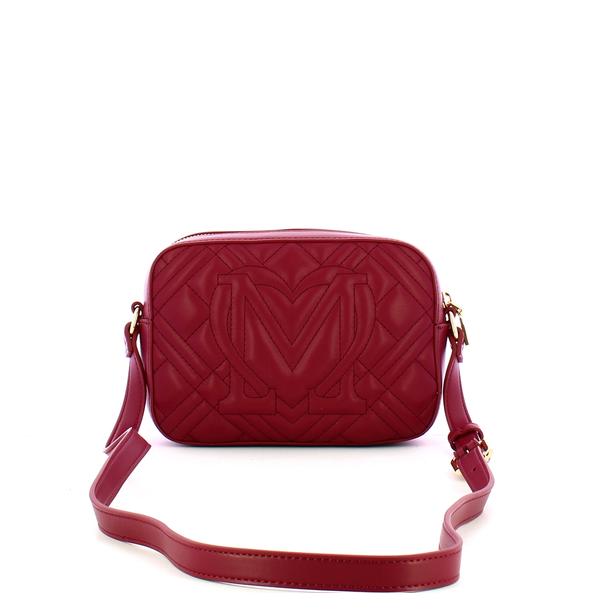 Love Moschino Camera bag Quilted Vino - 3