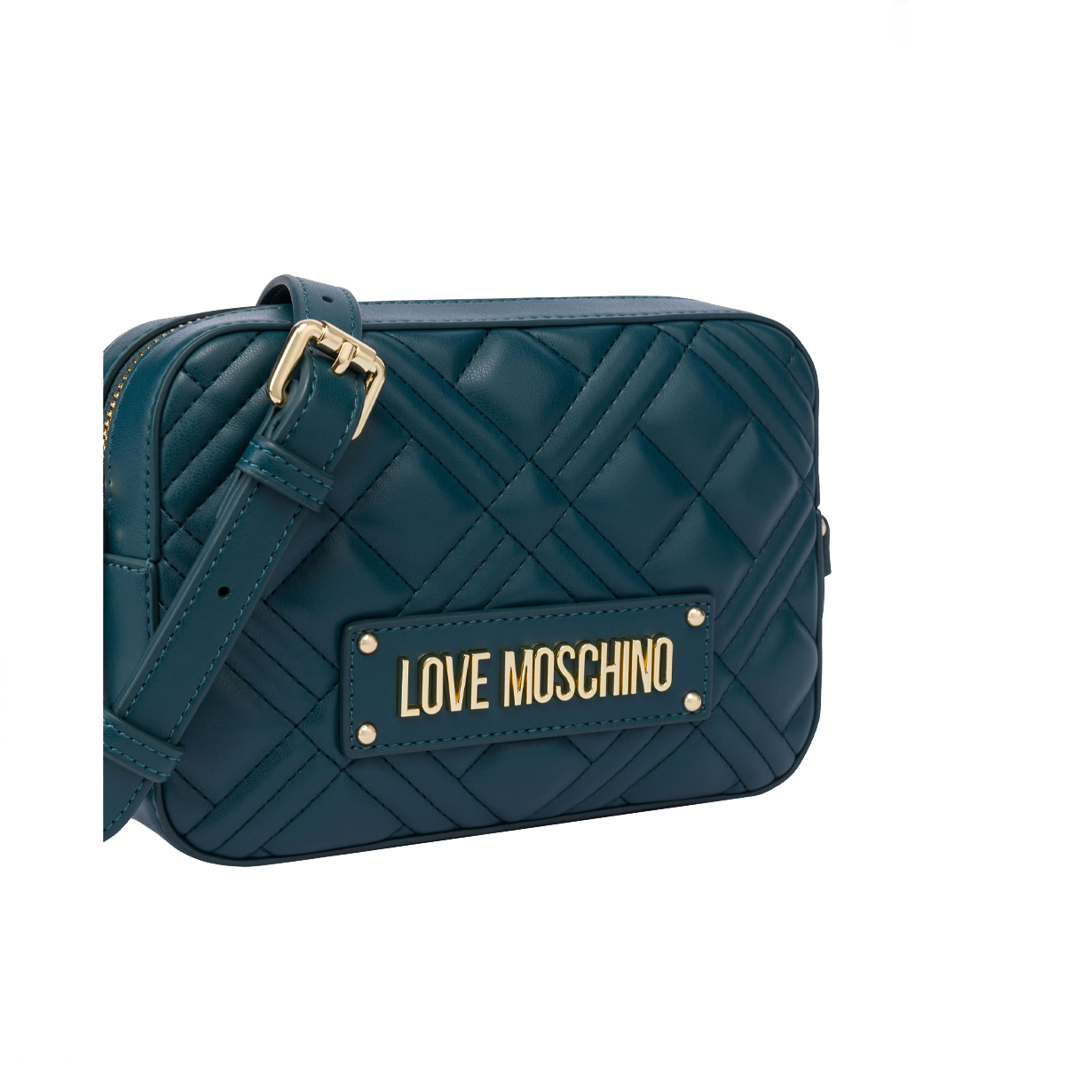 Love Moschino Camera bag Quilted Smeraldo - 4 Love Moschino Camera bag Quilted Smeraldo - 4