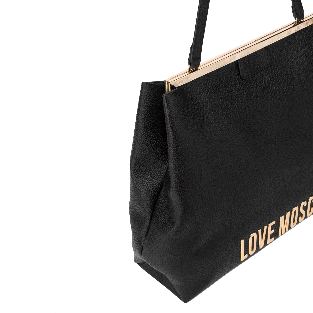 Love Moschino Borsa a spalla Lettering Logo Nero - 4