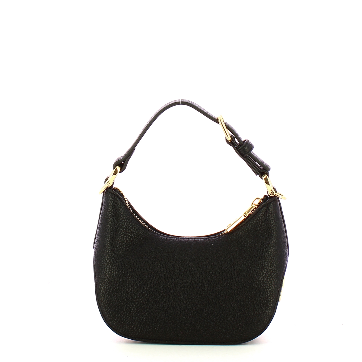 Love Moschino Hobo Bag Giant Logo mini Nero Oro - 3 Love Moschino Hobo Bag Giant Logo mini Nero Oro - 3