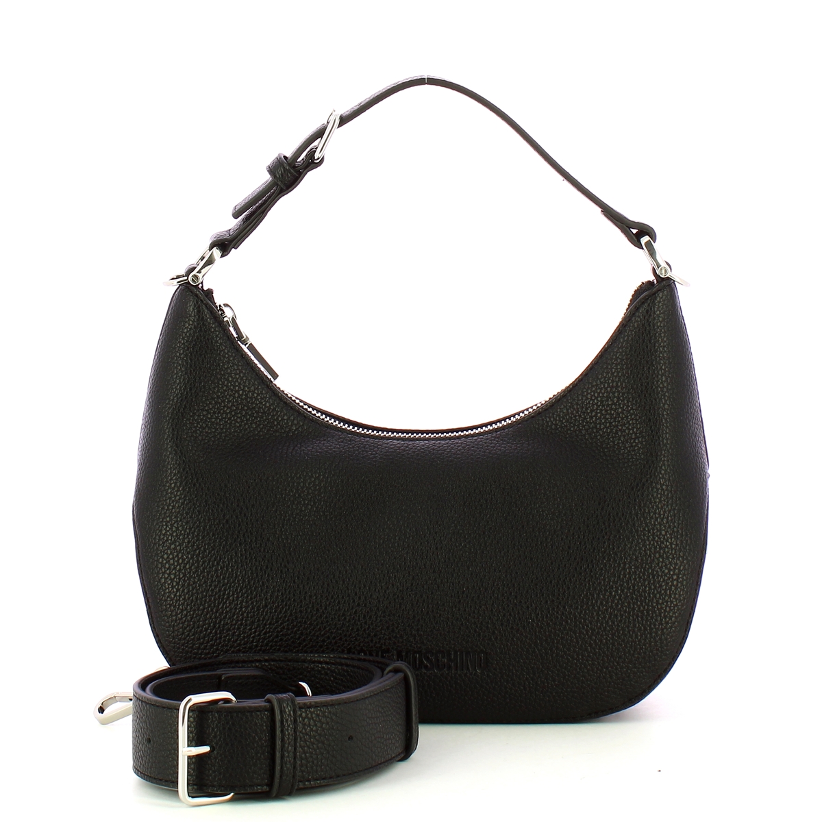Love Moschino Hobo Bag Giant Logo Nero Nikel - 4 Love Moschino Hobo Bag Giant Logo Nero Nikel - 4