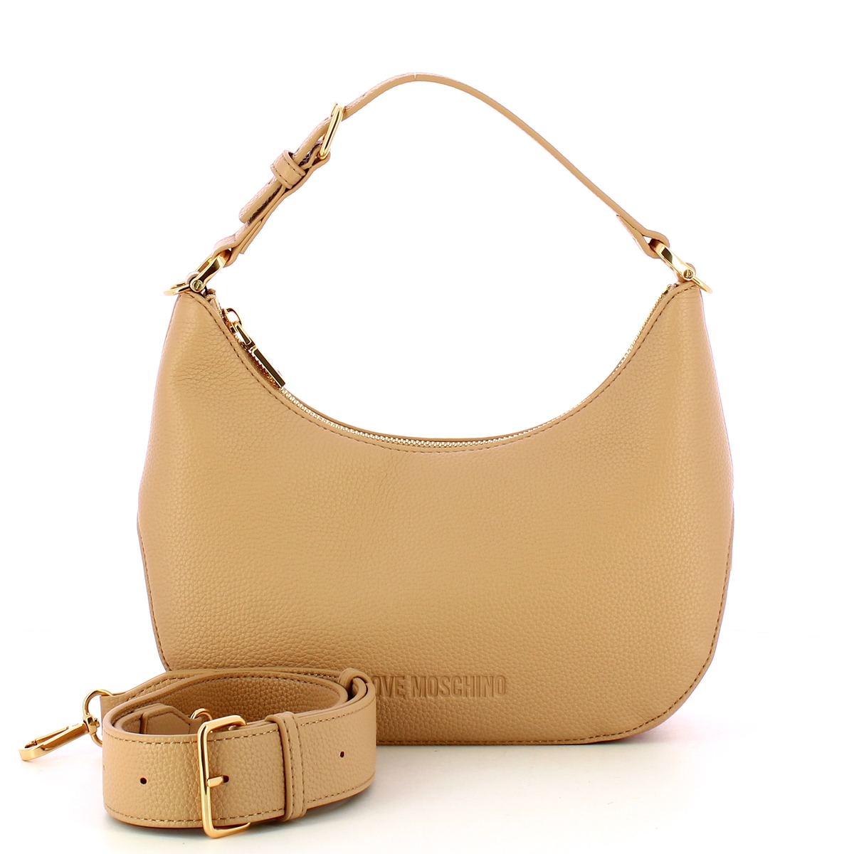 Love Moschino Hobo Bag Giant Logo Sabbia - 4