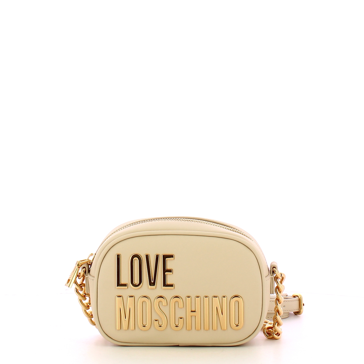 Love Moschino Tracollina Maxi Logo Avorio - 1 Love Moschino Tracollina Maxi Logo Avorio - 1
