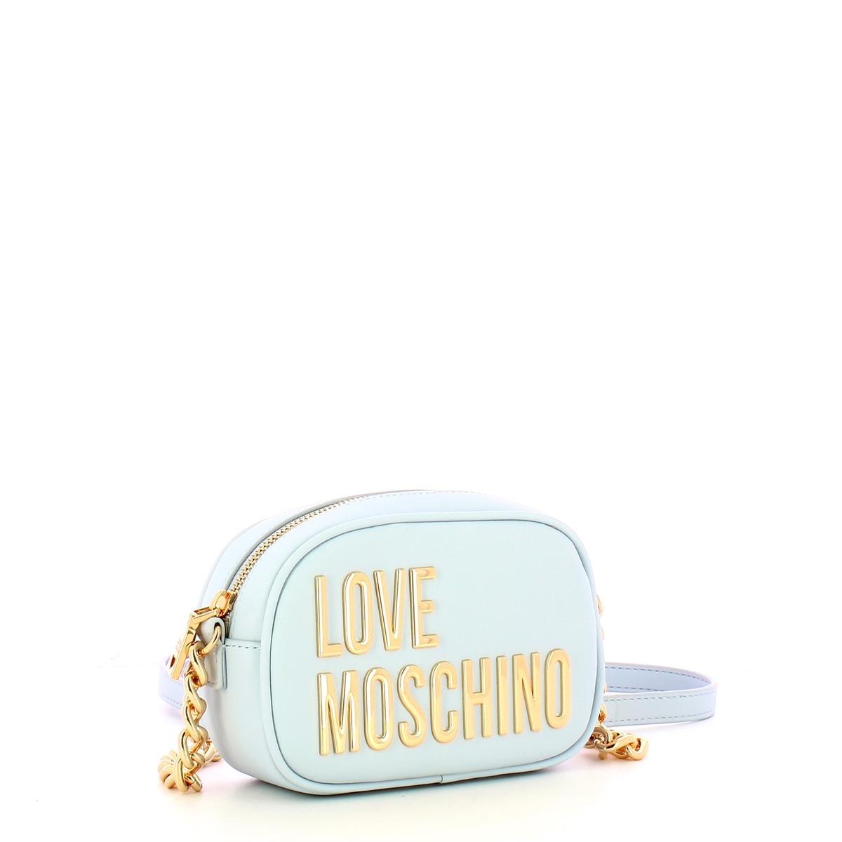 Love Moschino Tracollina Maxi Logo Cielo - 2 Love Moschino Tracollina Maxi Logo Cielo - 2
