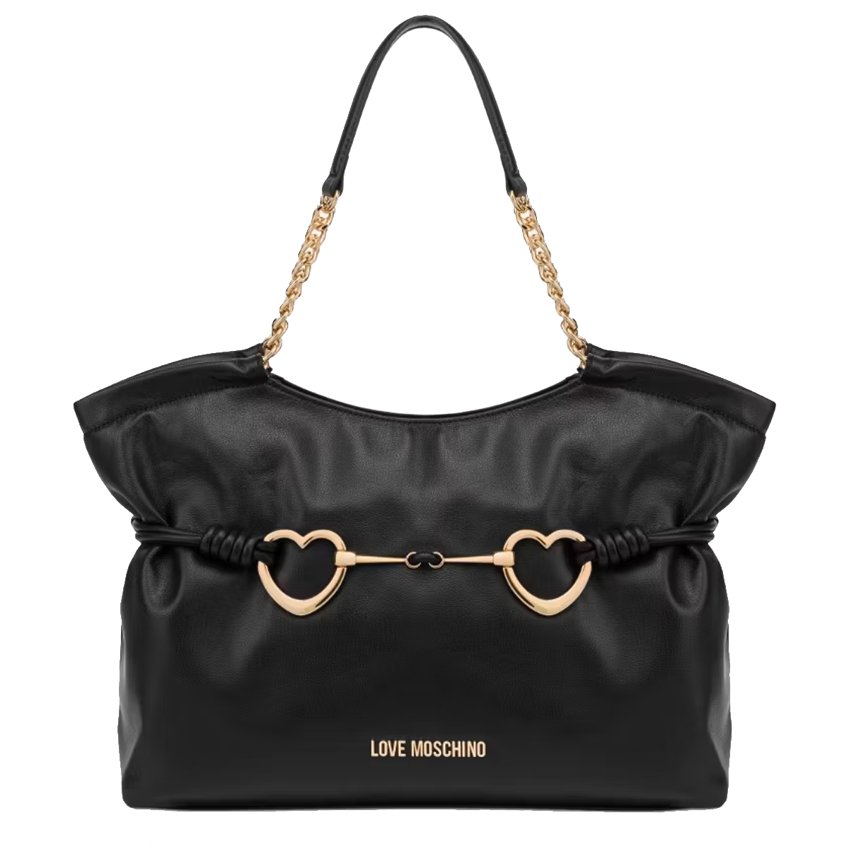 Love Moschino Shopper Hearts Nero - 1