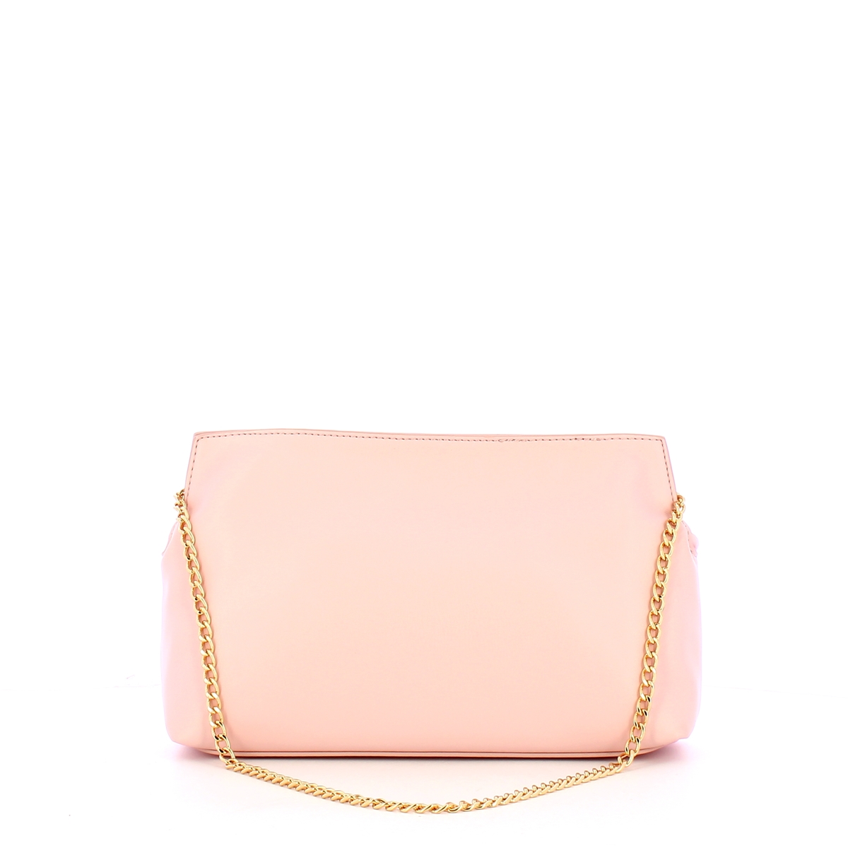 Love Moschino Clutch Laminata Hearts Cipria - 3 Love Moschino Clutch Laminata Hearts Cipria - 3