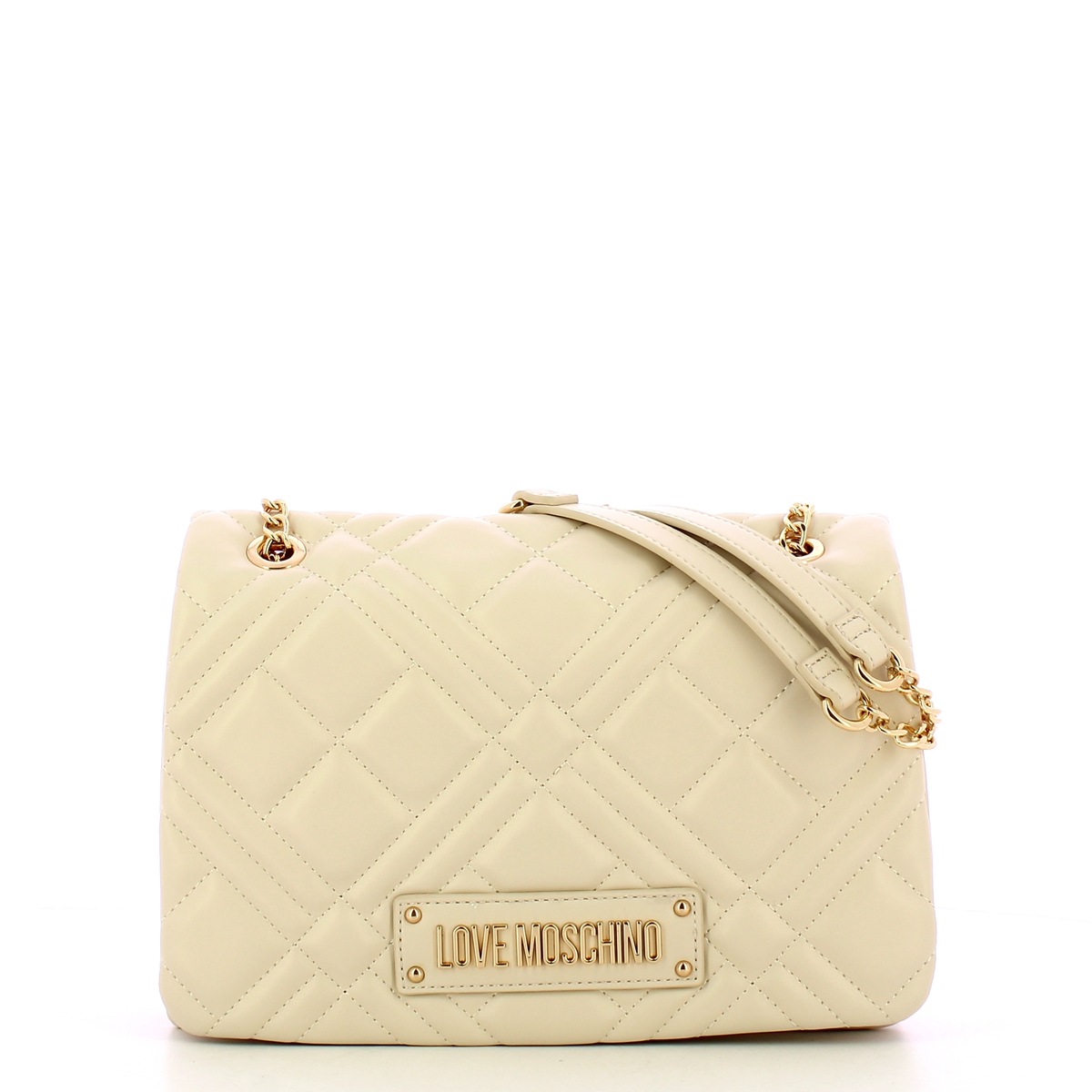 Love Moschino Borsa a tracolla Quilted Avorio - 1 Love Moschino Borsa a tracolla Quilted Avorio - 1