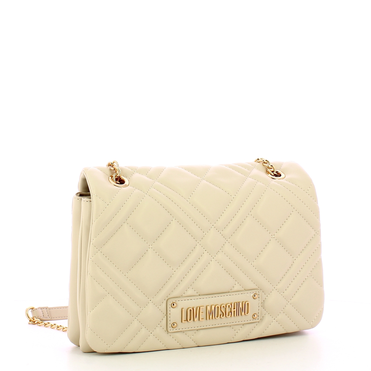 Love Moschino Borsa a tracolla Quilted Avorio - 2 Love Moschino Borsa a tracolla Quilted Avorio - 2